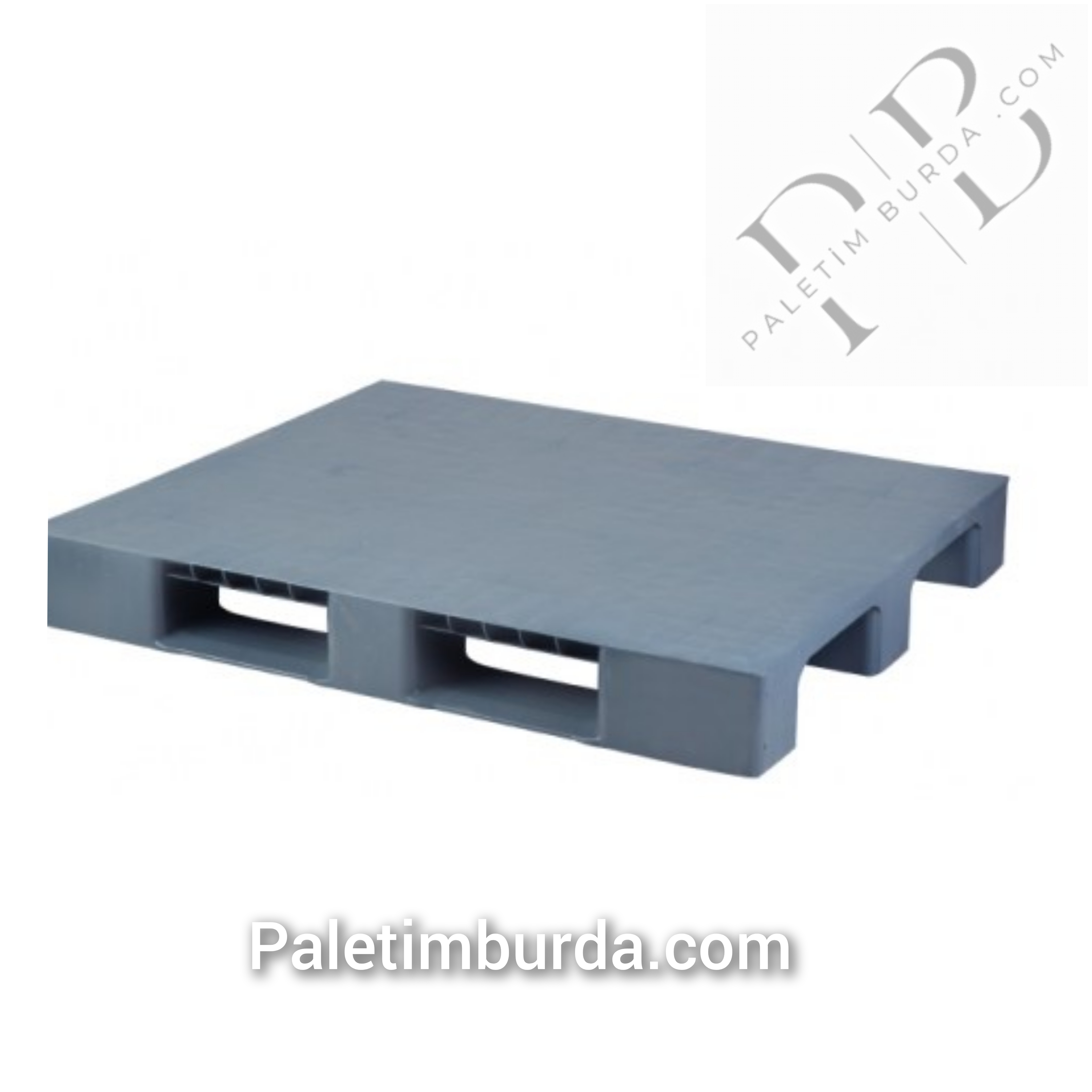 Genel amaçlı plastik Palet 100*120*15cm 12 kg gri Siyah Beyaz.